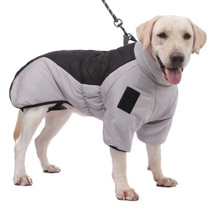 Winter Dog Coat Waterproof Pet Clothes For Medum Large Dogs Warm Thicken Dog Vest Custome Labrador Jacket