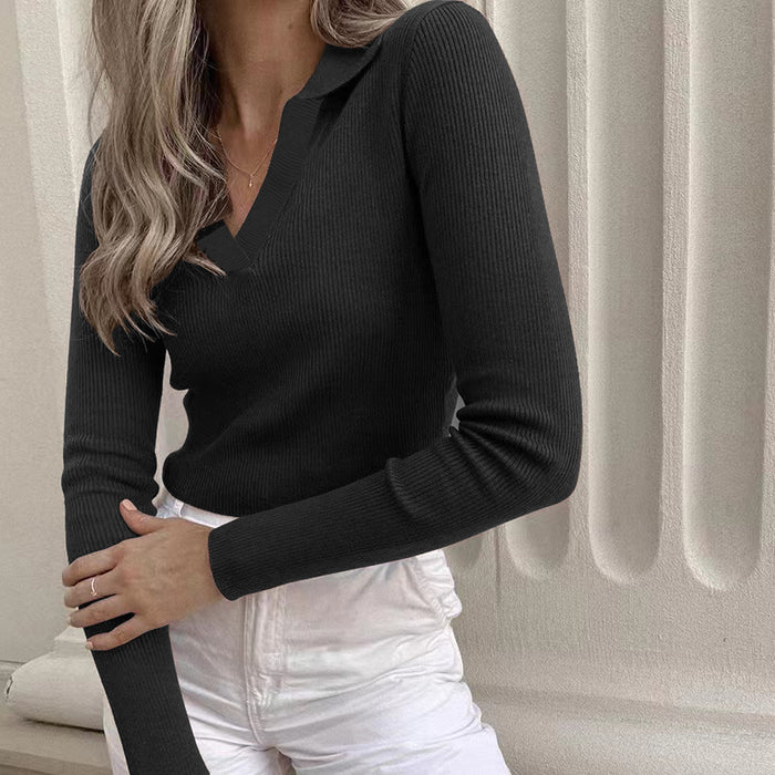 Tight Thread Knitted Long Sleeve