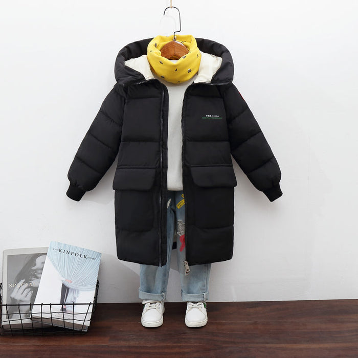 Bright And Colorful Mid-length Down Jacket Warm And Breathable Reflective Mirror