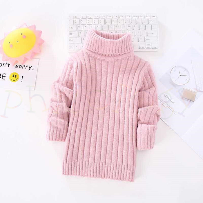 Spring And Autumn Baby Turtleneck Sweater