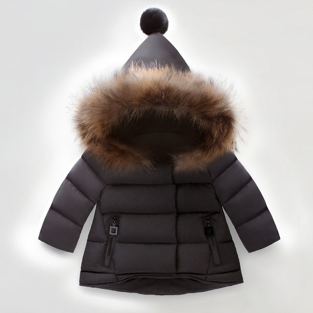 Girls padded jacket padded down jacket