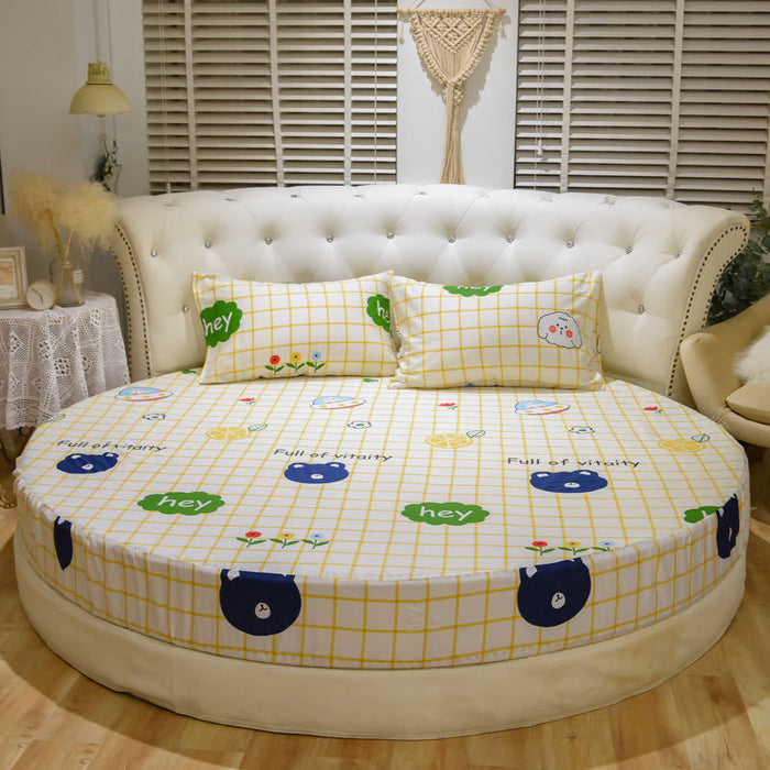 Round Bed Sheet Bedspread Hotel Hotel Mattress Protector