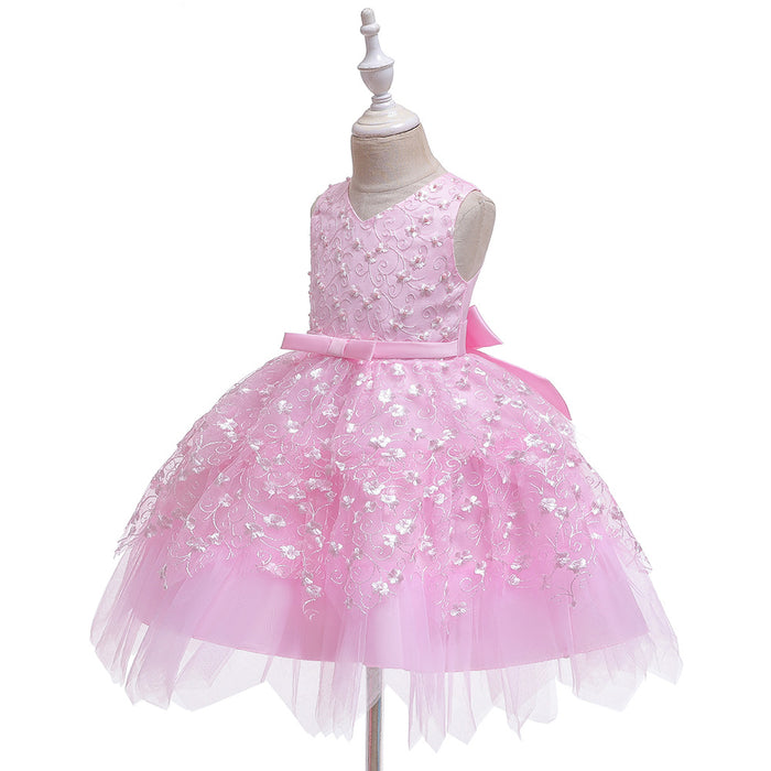 Clothing Baby Girls Middle And Small Children Kindergarten Dresses