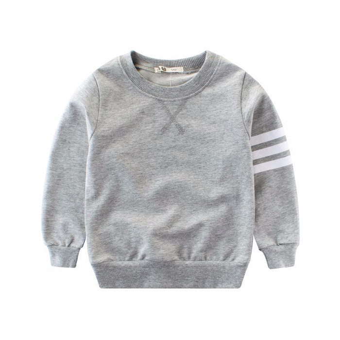 Boy's long sleeve round neck pullover