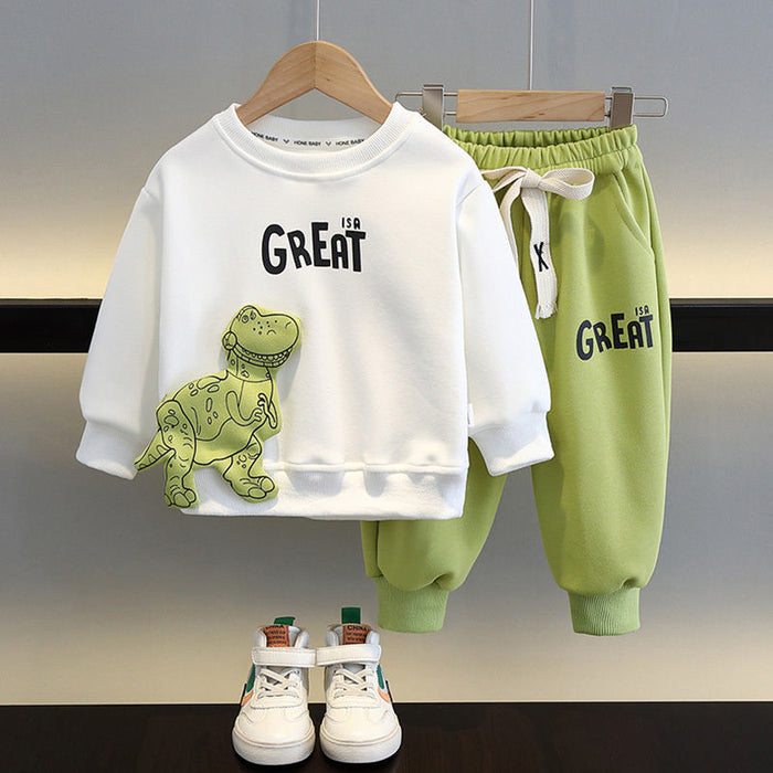 Boys' Sweater Set Cool And Handsome Two Piece