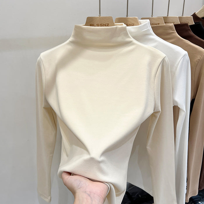 Half Turtleneck Double Sided Bottoming Shirt