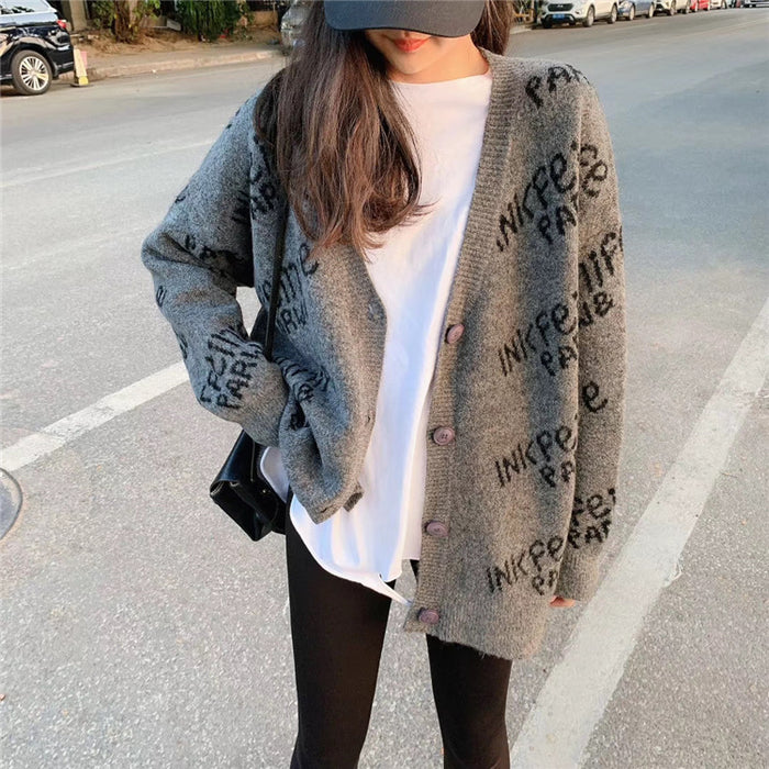 Fashion Sweater Coat Women's Loose