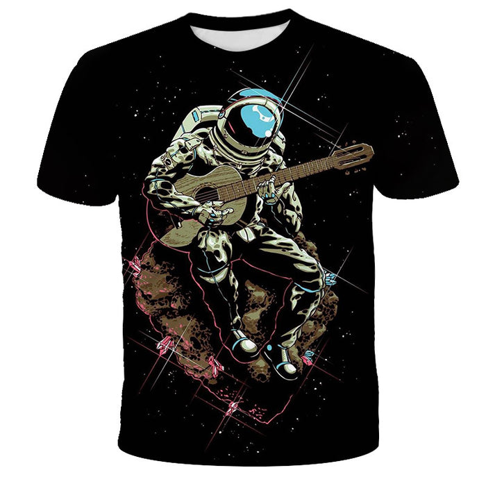 Digital Print Astronaut T-Shirt