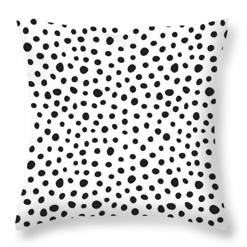 Simple Black and White Peach Skin Pillowcase