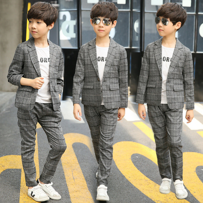 Boy's Suit Suit Children's Casual Small Suit Boy