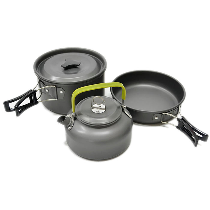 Outdoor Teapot Set Pot Set Aluminium Oxide Material Portable Camping