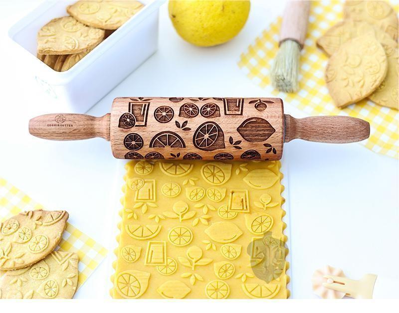 Jasmine Kitchen Household Biscuit Stereo Rolling Pin