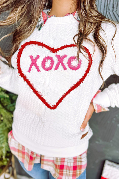 Fashion Letter Printing Multicolor Long-sleeved Sweater