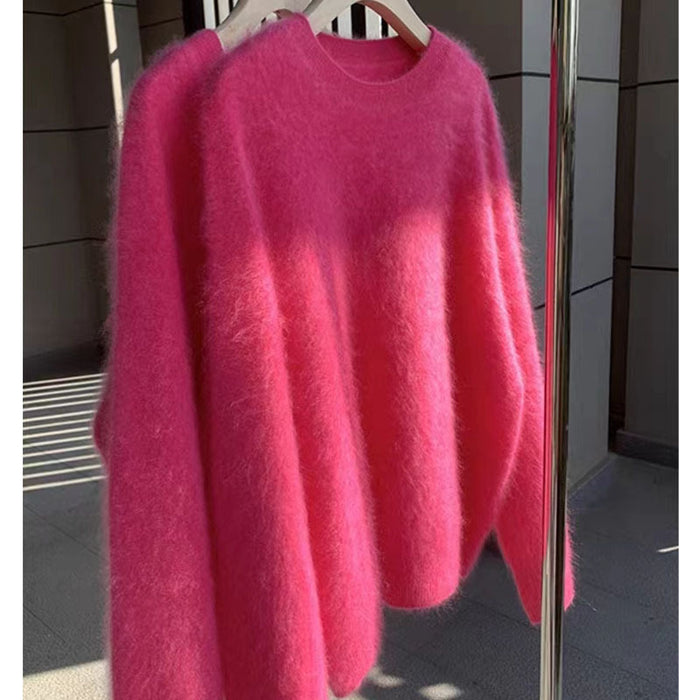 Mink Sweater Female Winter Thickened Autumn Clothes