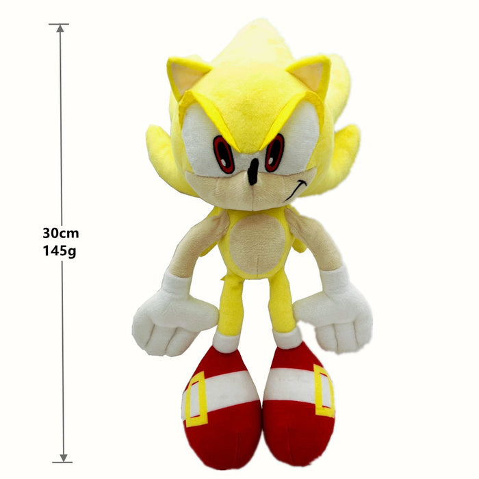 Genuine Authorized Super Sonic Plush Toy Q Version Ultrasonic Mouse Sonic Backpack Hedgehog Shatter Doll