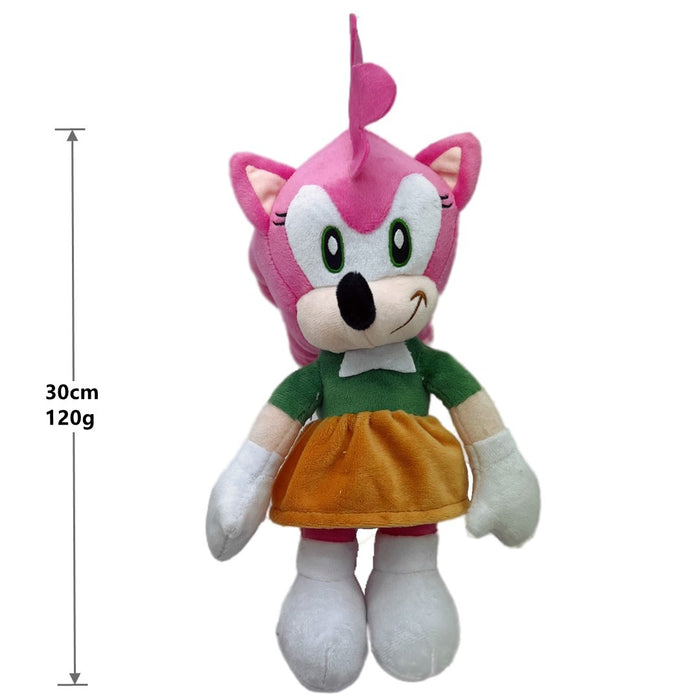 Genuine Authorized Super Sonic Plush Toy Q Version Ultrasonic Mouse Sonic Backpack Hedgehog Shatter Doll