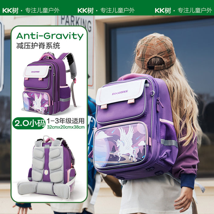 KK Tree Schoolbags For Primary School Students In Grades 1, 2, 3 To 6, Girls In Grades 1, 2, 3 To 6 To Reduce The Burden And Protect The Spine 6-12 Years Old Boys And Children With Large Capacity