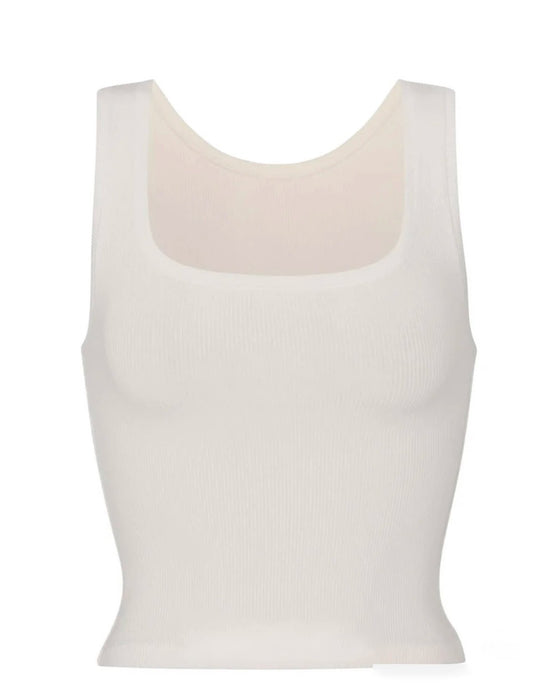 Stretch Slim-fit Short Sleeveless Top Vest For Women