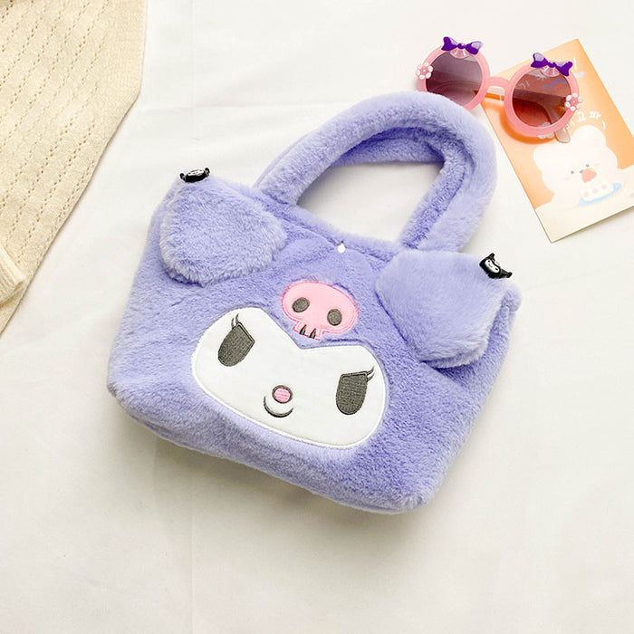 Plush Toy Manufacturers Wholesale New Doll Kulomi Handbag Japanese Candy Bag Doll Grab Machine Bag