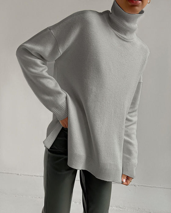 Women's Fashion Loose Turtleneck Sweater