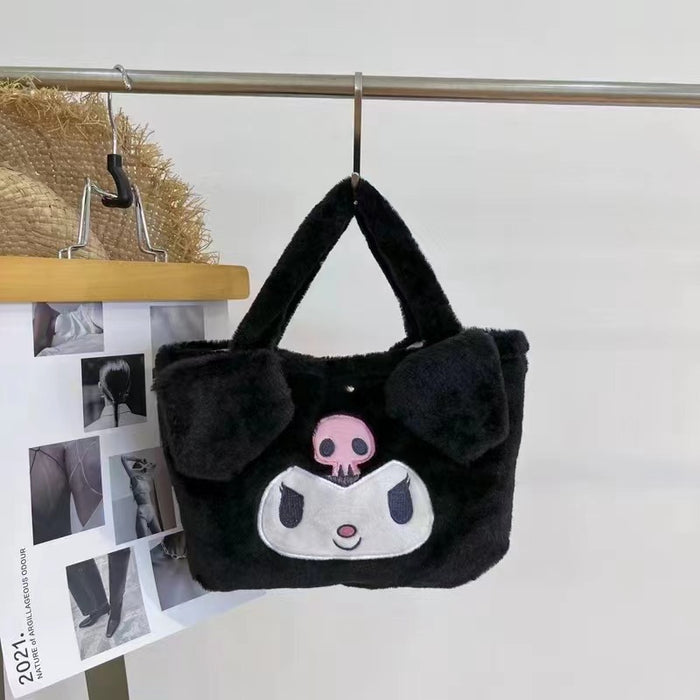 Plush Toy Manufacturers Wholesale New Doll Kulomi Handbag Japanese Candy Bag Doll Grab Machine Bag