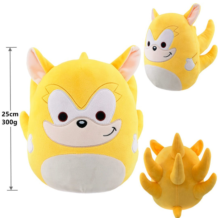 Genuine Authorized Super Sonic Plush Toy Q Version Ultrasonic Mouse Sonic Backpack Hedgehog Shatter Doll