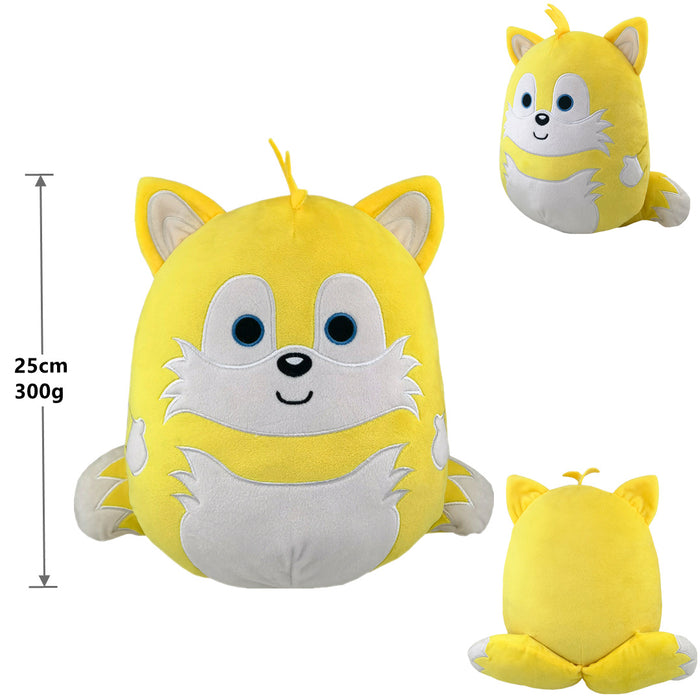 Genuine Authorized Super Sonic Plush Toy Q Version Ultrasonic Mouse Sonic Backpack Hedgehog Shatter Doll