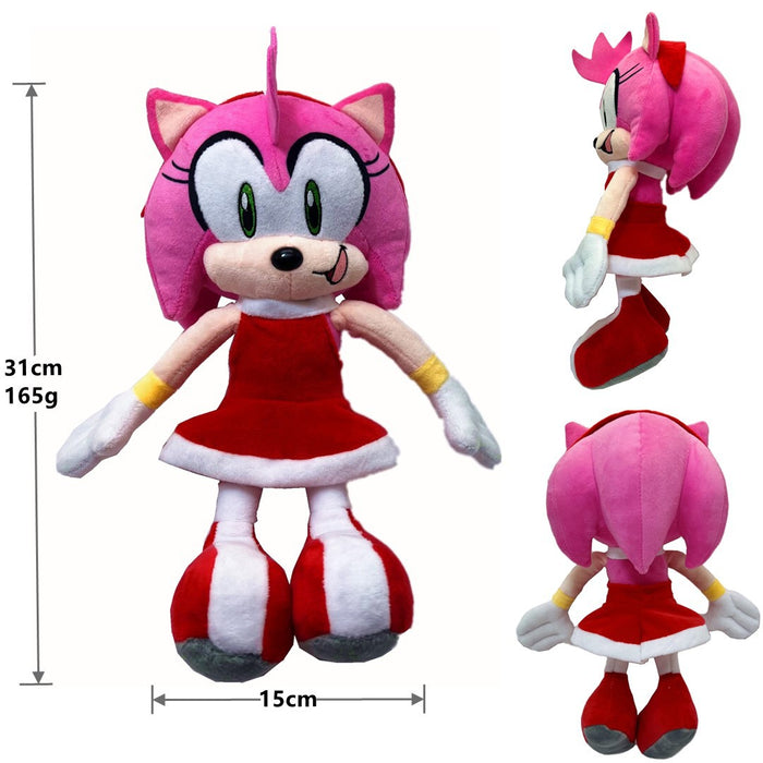 Genuine Authorized Super Sonic Plush Toy Q Version Ultrasonic Mouse Sonic Backpack Hedgehog Shatter Doll