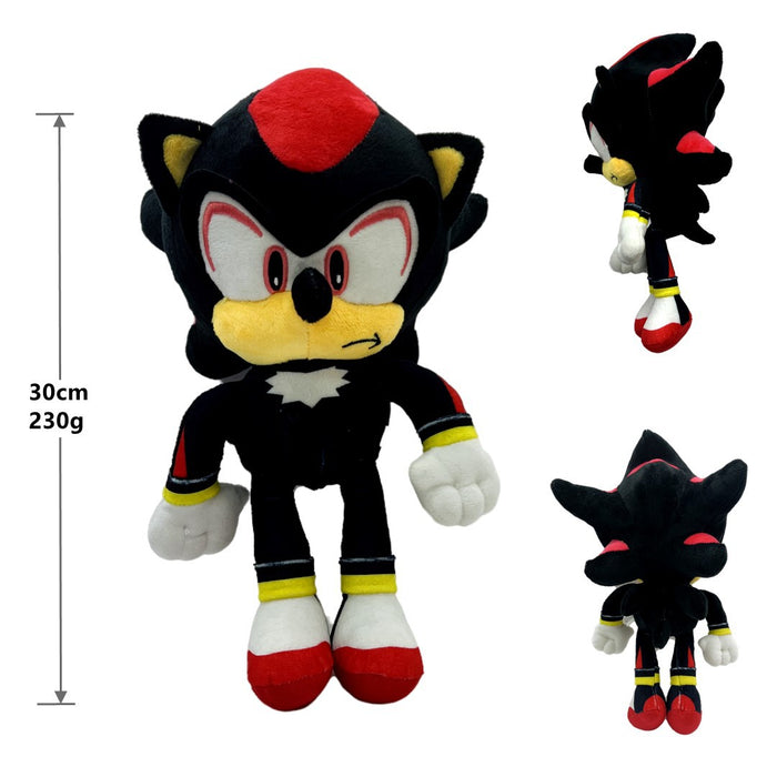 Genuine Authorized Super Sonic Plush Toy Q Version Ultrasonic Mouse Sonic Backpack Hedgehog Shatter Doll