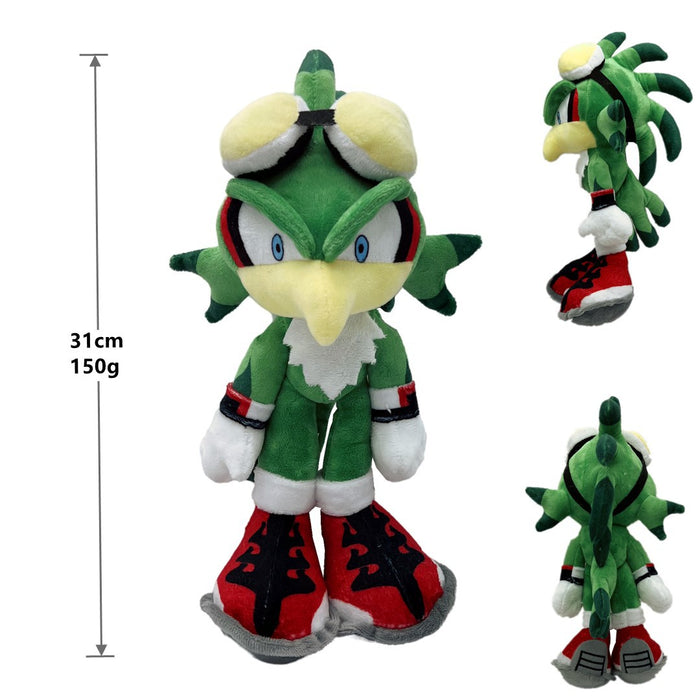 Genuine Authorized Super Sonic Plush Toy Q Version Ultrasonic Mouse Sonic Backpack Hedgehog Shatter Doll