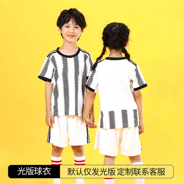 Summer Yellow Kindergarten Chinese Team Men&#039;s Outdoor Training Sports Jersey No. 10 Children&#039;s Football Suit Set Female