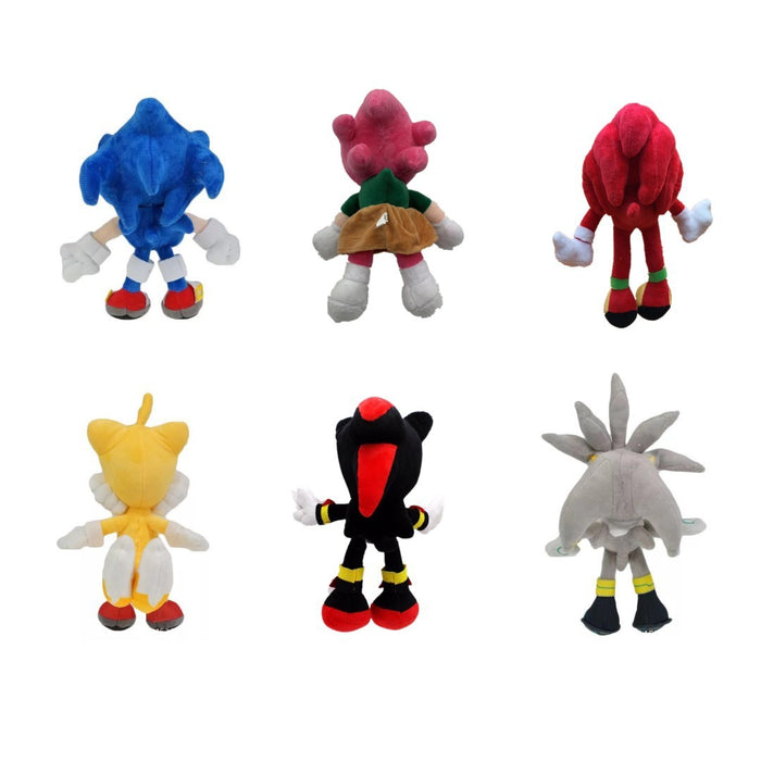 Genuine Authorized Super Sonic Plush Toy Q Version Ultrasonic Mouse Sonic Backpack Hedgehog Shatter Doll