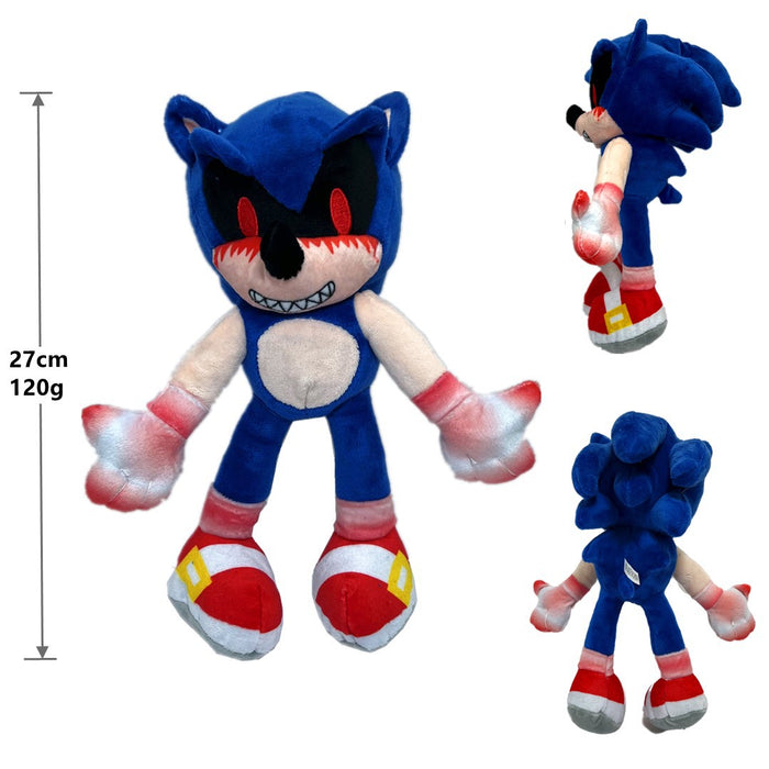 Genuine Authorized Super Sonic Plush Toy Q Version Ultrasonic Mouse Sonic Backpack Hedgehog Shatter Doll