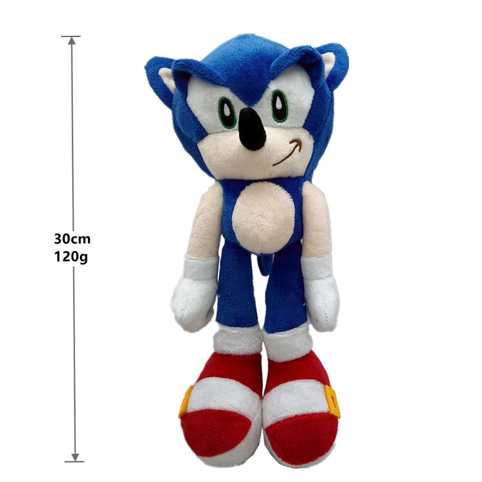 Genuine Authorized Super Sonic Plush Toy Q Version Ultrasonic Mouse Sonic Backpack Hedgehog Shatter Doll