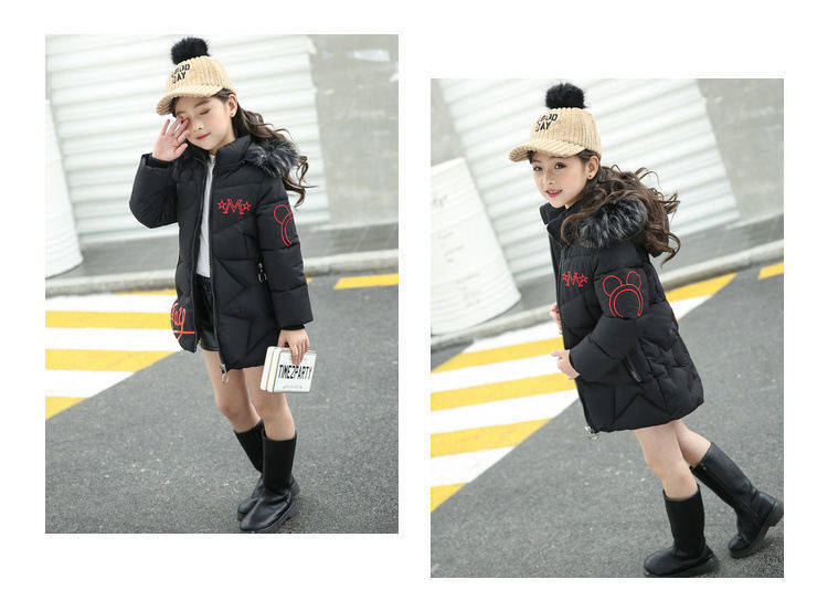 Girl Thickened Korean Style Cotton-padded Jacket