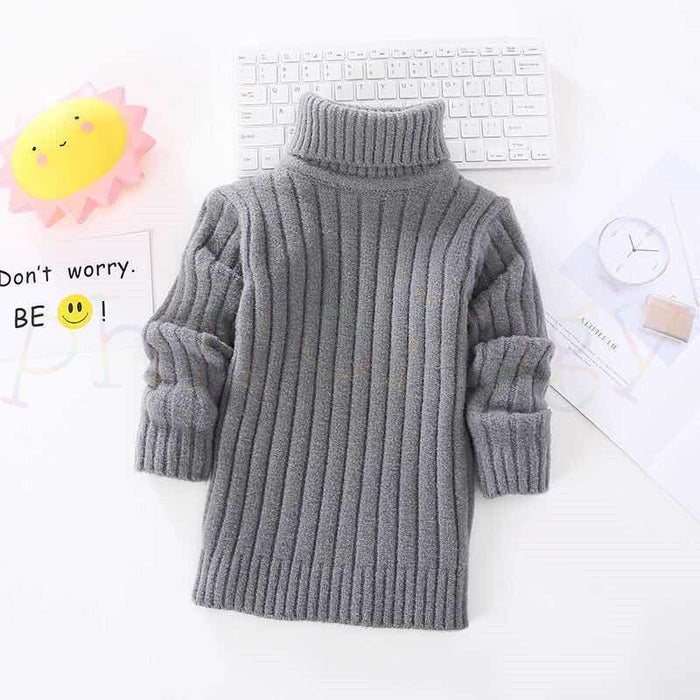 Spring And Autumn Baby Turtleneck Sweater