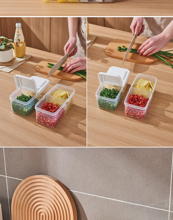 Refrigerator With Crispy Cereal And Transparent Storage Box