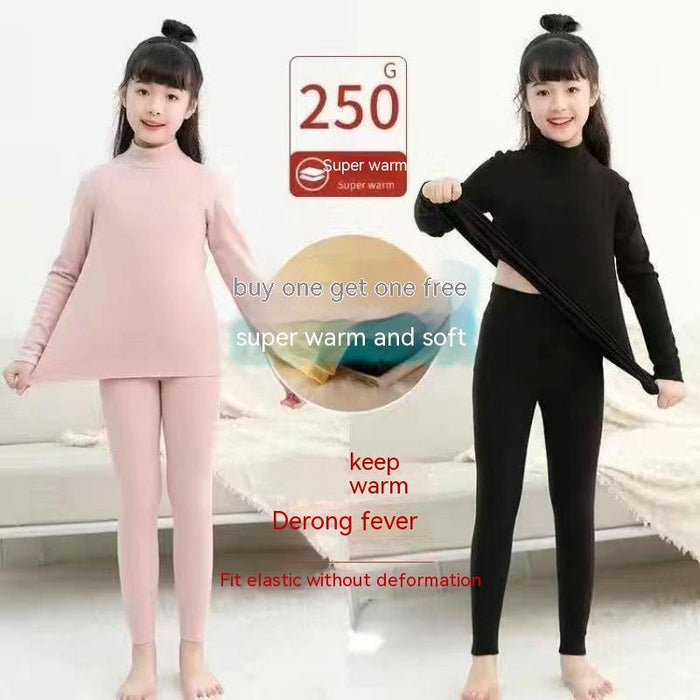 Children's Thermal Underwear Set Dralon Heating