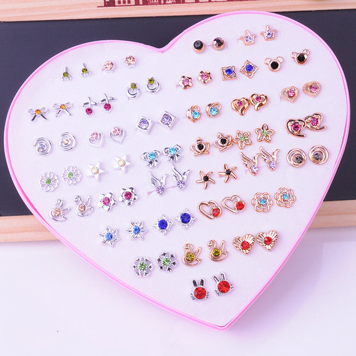 Children's Set Of Earrings For Little Girls - Girls