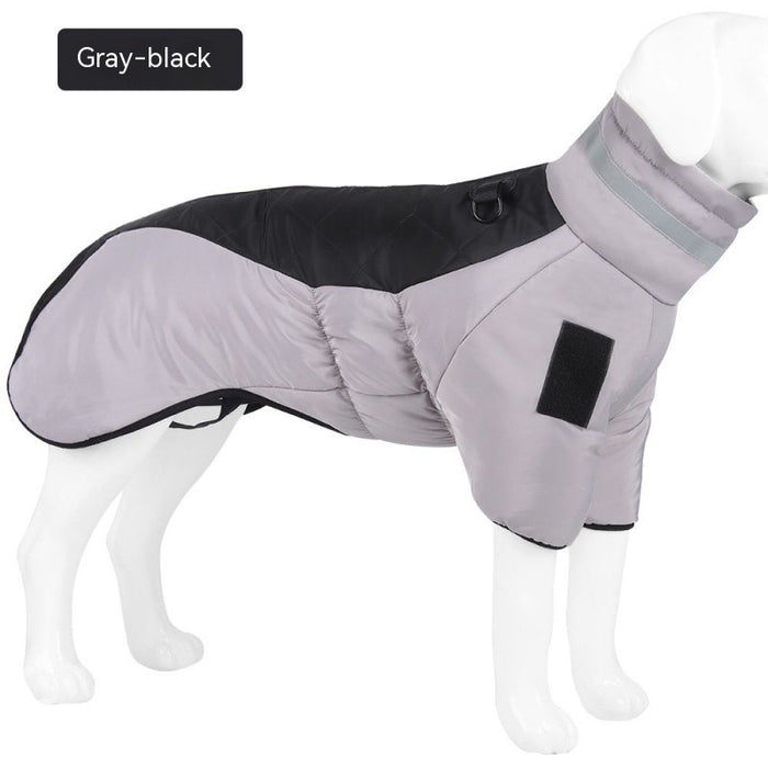 Winter Dog Coat Waterproof Pet Clothes For Medum Large Dogs Warm Thicken Dog Vest Custome Labrador Jacket