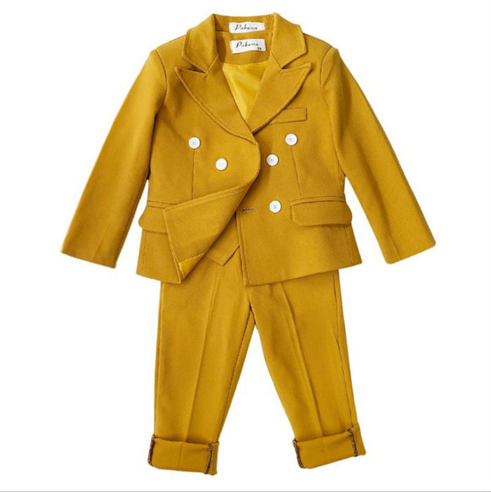 Children's Boys Fashion Simple Catwalk Suit