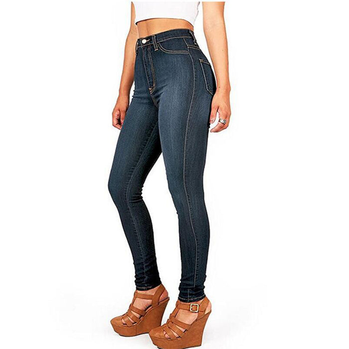 Women's High Waist Stretch Jeans Skinny