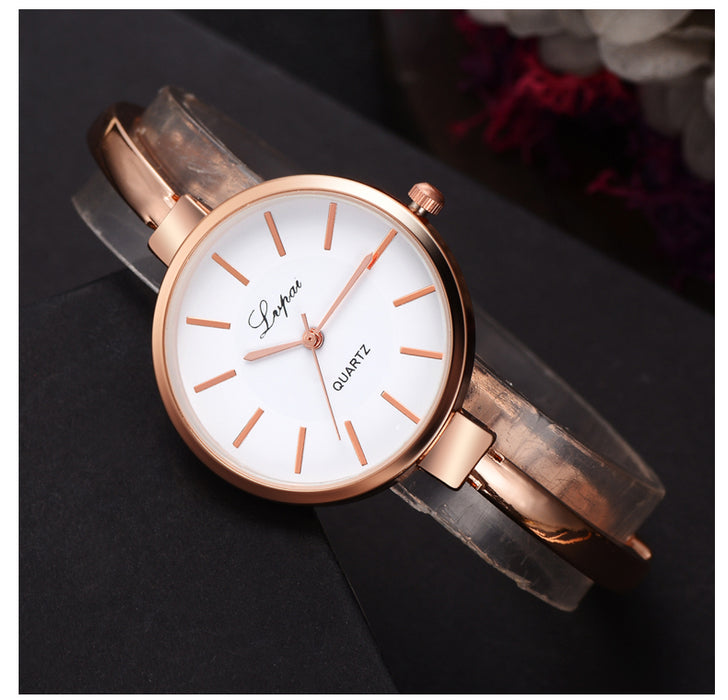 Lvpai Rose Gold Frauen Armband Uhren Mode Luxus Quarz-Uhren Marke Damen Casual Kleid Sport Uhr Uhr