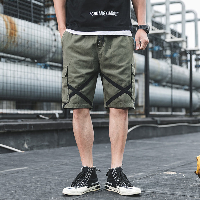 Summer cargo shorts