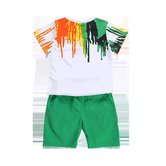 Boys Green Performance Costume