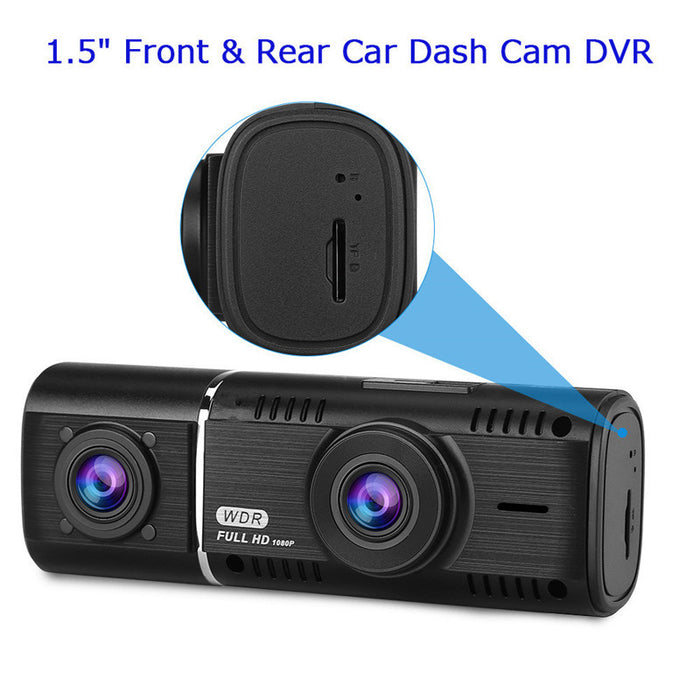 HD conjoined dual-lens car driving recorder