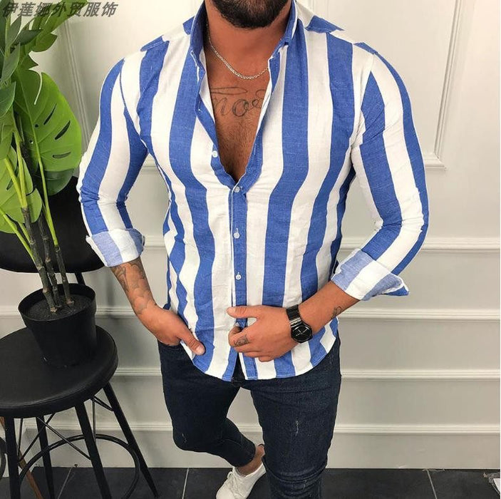 Striped shirt men