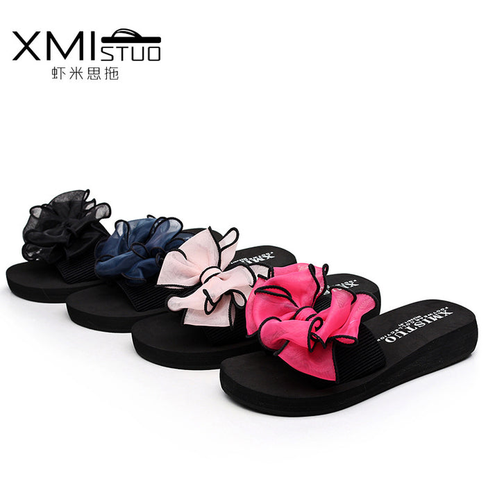 Summer ladies' slippers, butterflies, butterflies, sandals, sandals, slippers and antiskid slippers