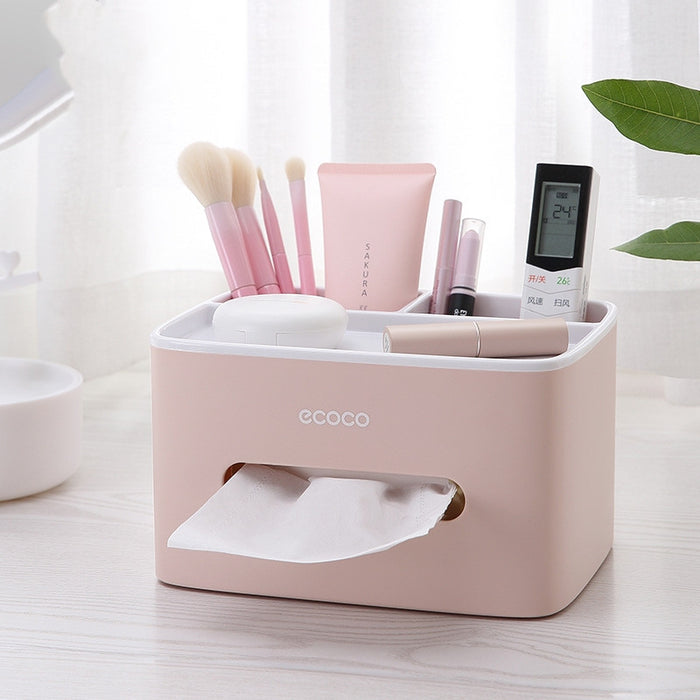 Creative desktop tissue box storage box