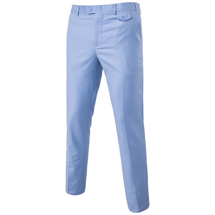 Solid color men's casual pants slim stylish men's pants